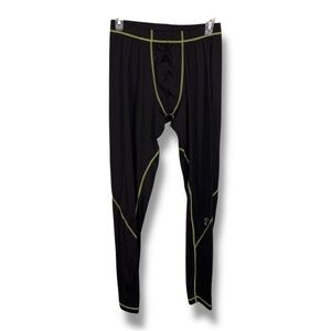 Medium Watsons Black Green Mens Lightweight Thermal Leggings Outdoor Sports